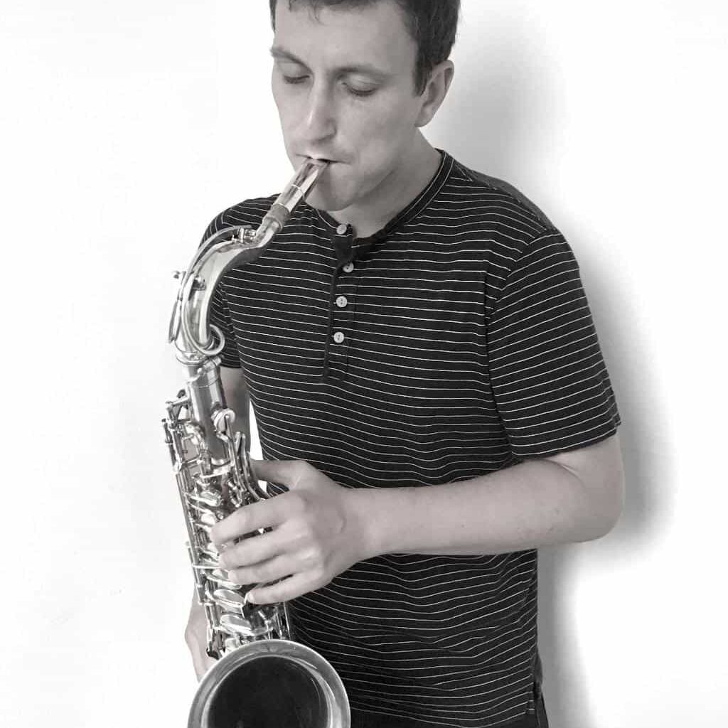 Saxophonist Milos Bejlica